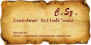 Czeichner Szilvánusz névjegykártya